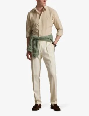 POLO RALPH LAUREN Checked Custom-Fit Cotton-Poplin Shirt detail 2