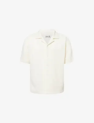SIMKHAI Troy Short-Sleeve Knitted Shirt