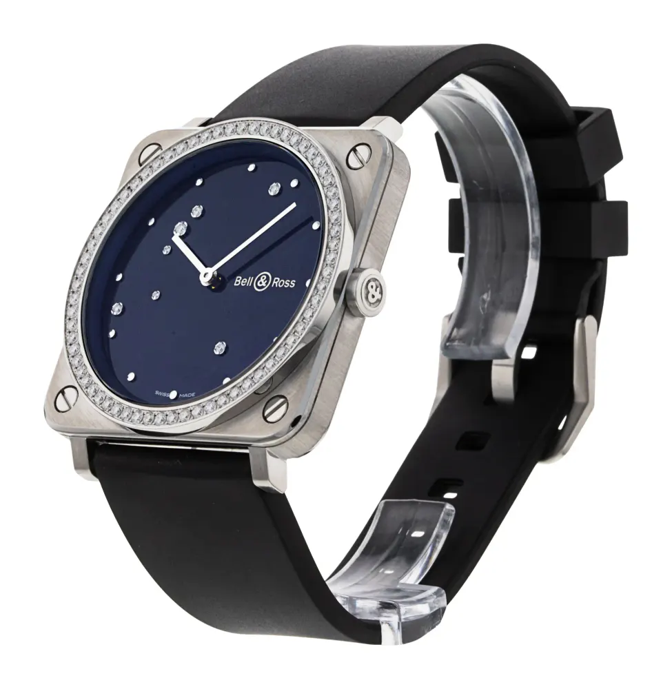 Bell and Ross BRS BRS-EA-ST-LGD/SCR — 2019 — Excellent in Blue Diamond, additional product view 2