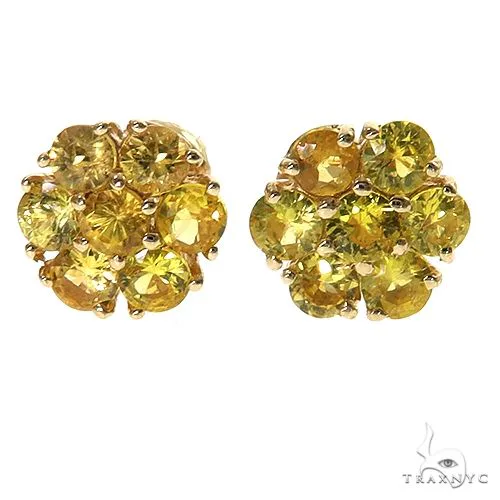 PIA - For Him GEMSTONES Sunshine Sparkle Flower Earrings Large 69901 in Rose – Earrings
