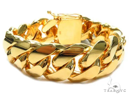 JALGAS - JOE RODEO CHAINS Miami Cuban Gold Bracelet 41128