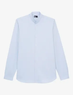 THE KOOPLES Slim-fit cotton shirt - Light blue detail 2