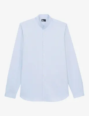 THE KOOPLES Slim-fit cotton shirt - Light blue