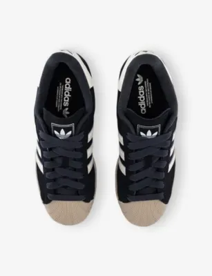 ADIDAS Superstar II Woven Trainers - 9.5 in BLACK OFFWHITE STONE KHA, additional product view 2