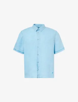 VILEBREQUIN Courbis Short-Sleeve Linen Shirt