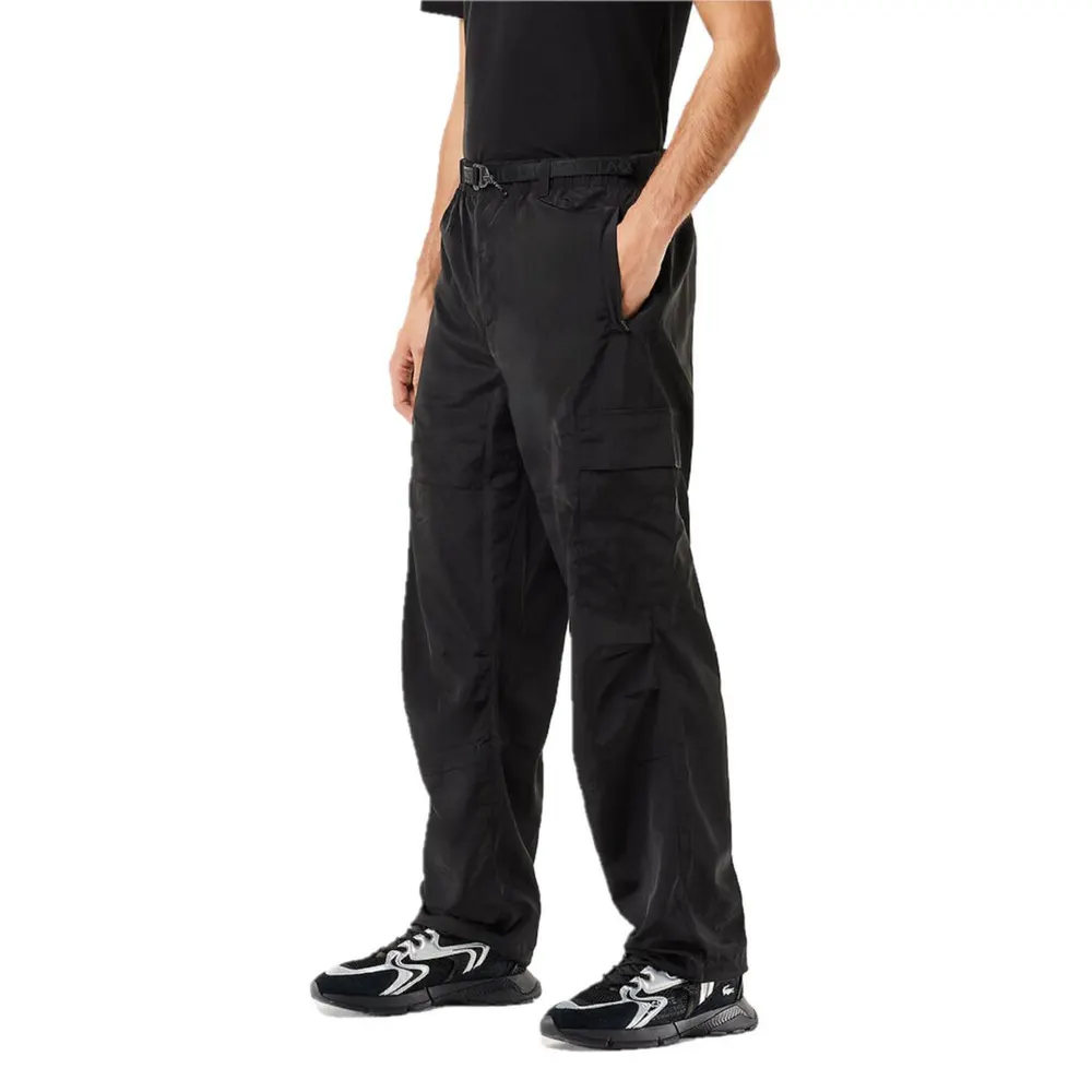 Lacoste Men's Open Cuff Woven Relaxed Fit Joggers