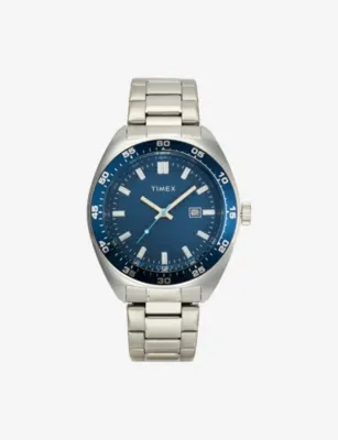 TIMEX Weston Stainless Steel Quartz Watch 45mm