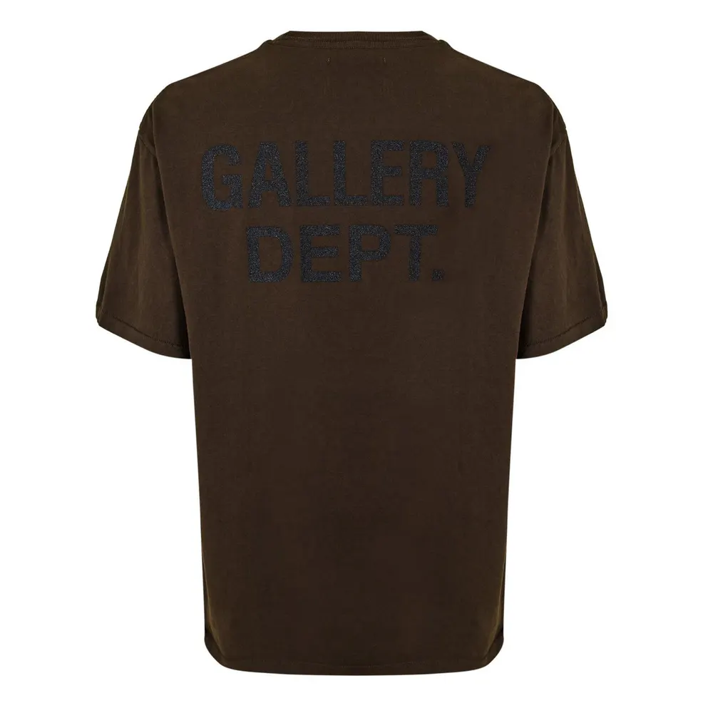 Gallery Dept Men's T-Shirt in Washed Black, additional product view 2