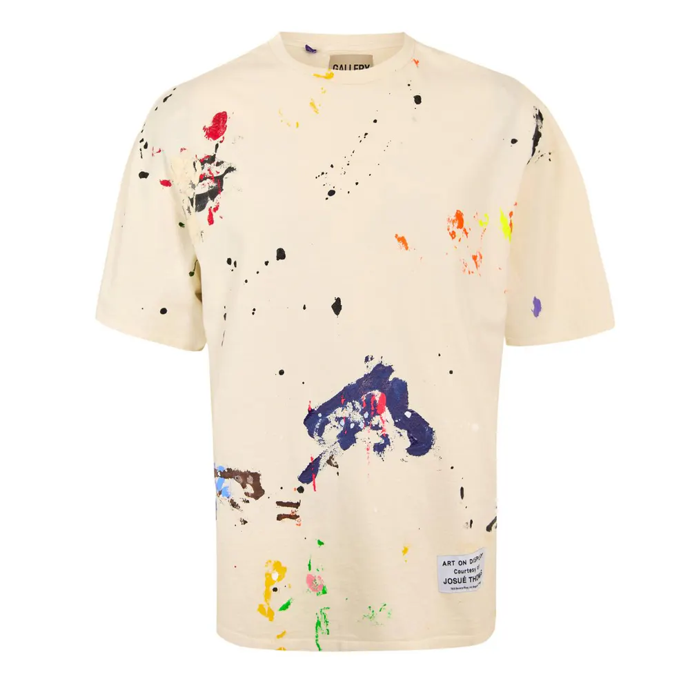 Gallery Dept Men's T-Shirt in Washed Cream – Clothing