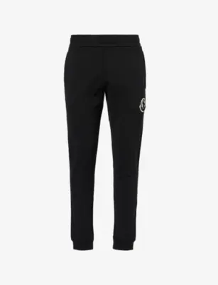 MONCLER Artist Brand-Badge Cotton Jogging Bottoms