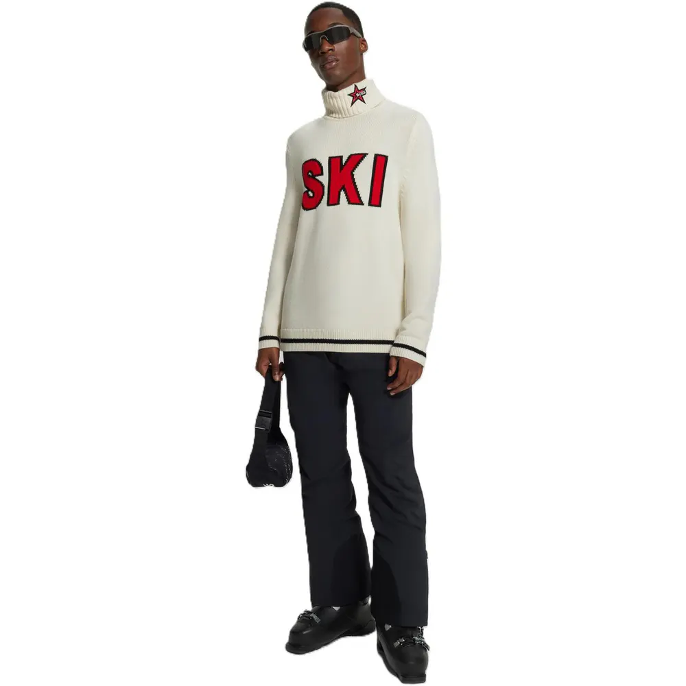 Boss Men's Ribbed Crew-Neck Sweatshirt detail 3