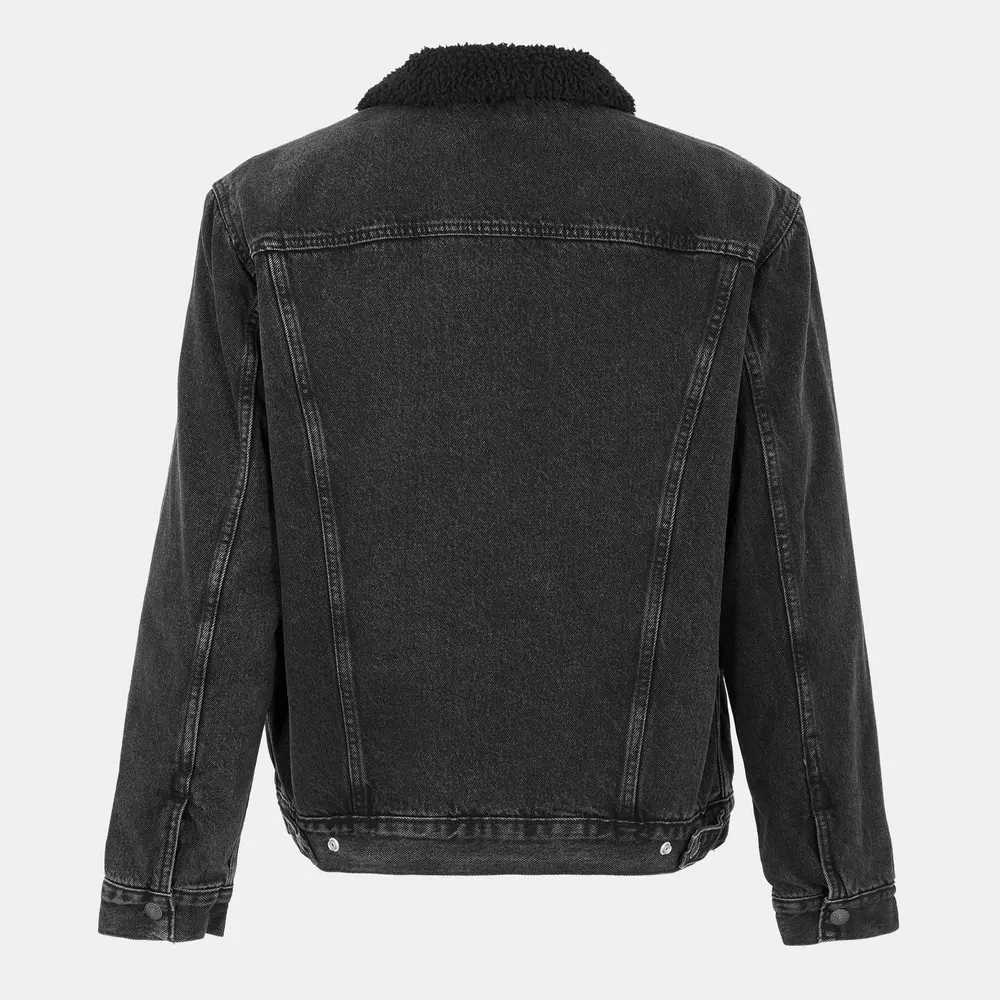 Levis Men's Type 3 Sherpa Cotton Mix Long Sleeve Denim Jacket detail 2