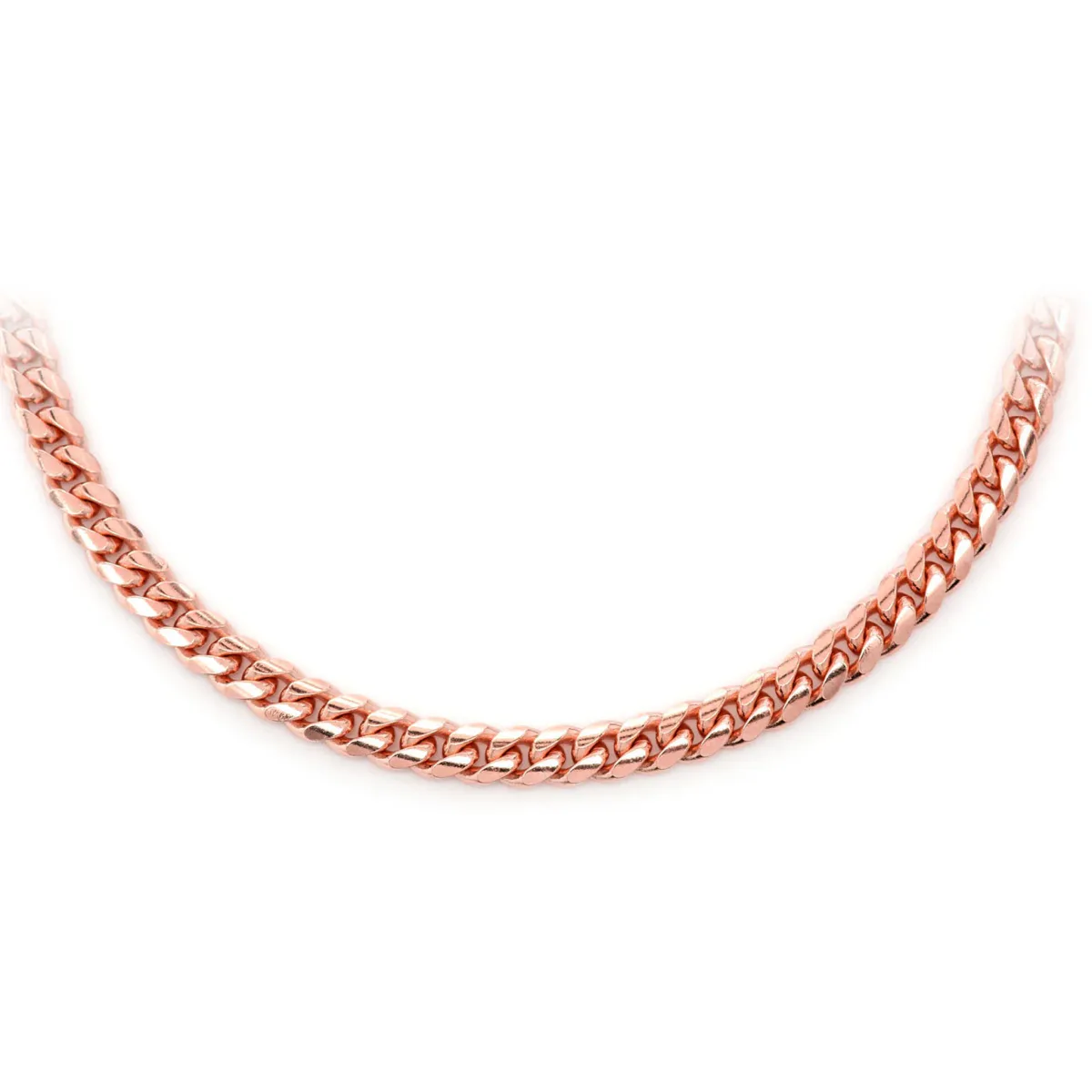 For Him Miami Cuban Gold Chain in 4mm / Rose Gold / 18" – Chain