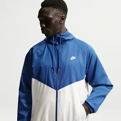 Nike Windrunner Men's Lined Jacket - Court Blue/Sail/Sail