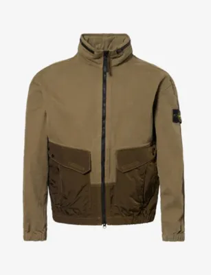 STONE ISLAND Panama Hooded Cotton Jacket