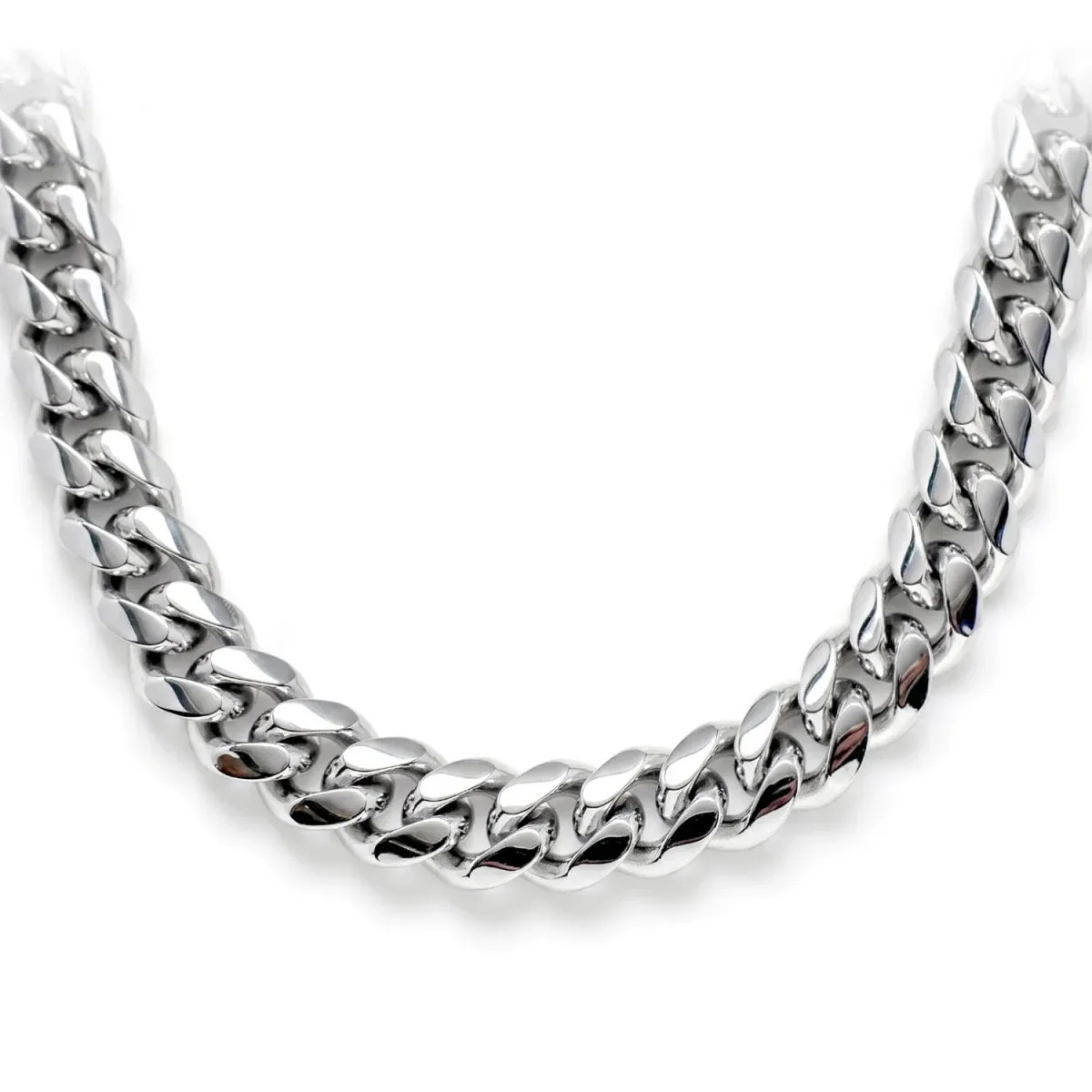 For Him Sterling Silver Cuban Chain in 7mm / 925 Sterling Silver / 22" – Chain