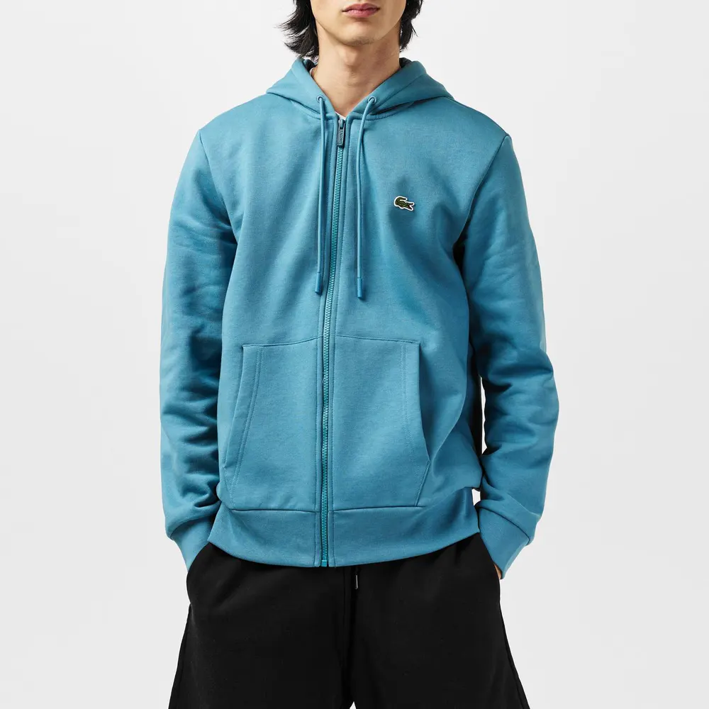 Lacoste Men's Basic Full-Zip Hoodie detail 3