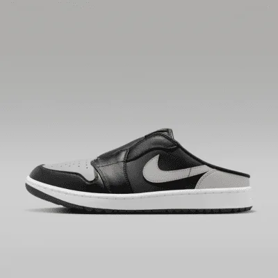 Jordan Air Jordan Mule Golf Shoes - Black/White/Medium Grey