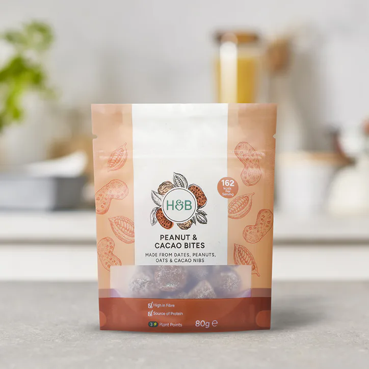 For Him Peanut and Cacao Bites 80g, additional product view 3