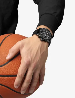 TISSOT Supersport NBA Special Edition PVD coated Stainless-Steel Watch 45.5mm detail 2