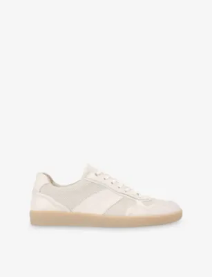 KURT GEIGER LONDON Lloyd Leather and Mesh Trainers - EUR 43 / 9 UK MEN in White – Mens | Trainers | Lace up trainers