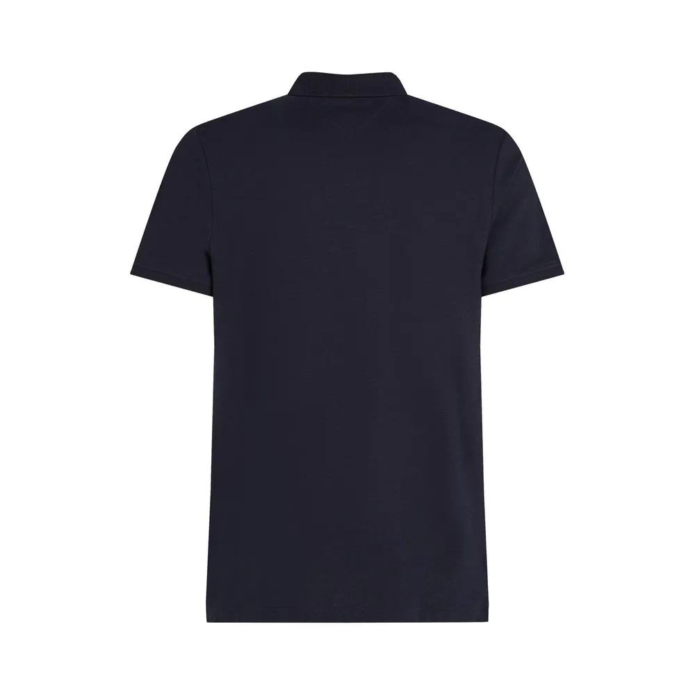 Tommy Hilfiger Men's Cotton Linen Terry Short Sleeve Polo Shirt detail 2