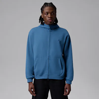 Jordan Sport Hoop Fleece Men's Dri-FIT Full-Zip Hoodie - True Blue