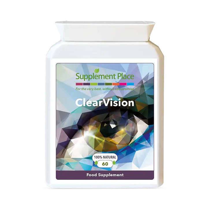 Supplement Place ClearVision | Pine Bark, Bilberry, Lutein, Zeaxanthin | 60 Capsules