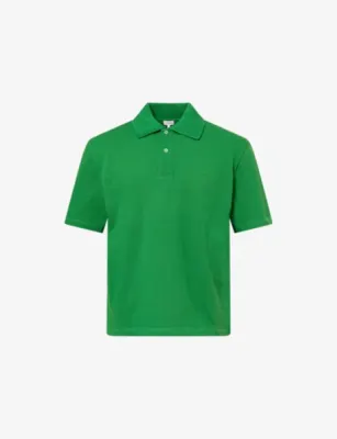 LOEWE Anagram-Embroidered Cotton Polo Shirt