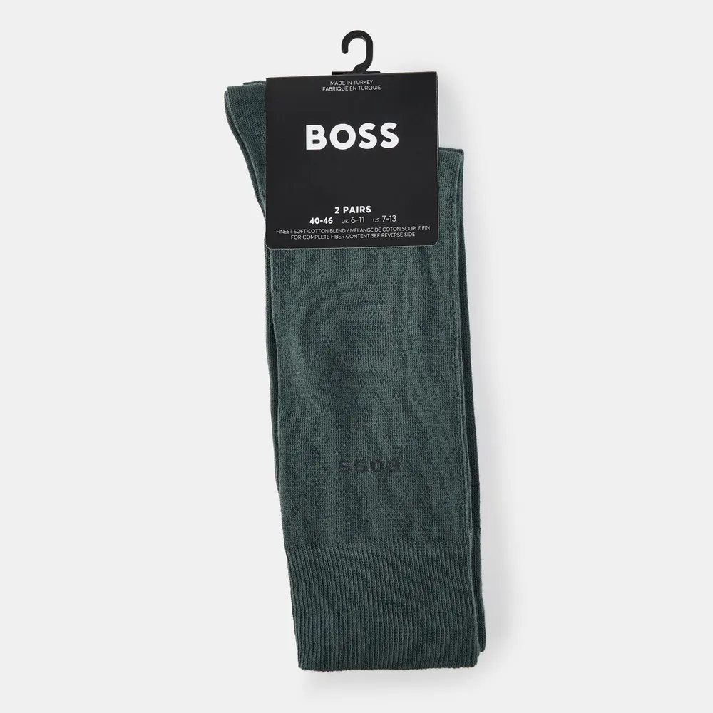 Boss Men's Cotton Crew Socks detail 2