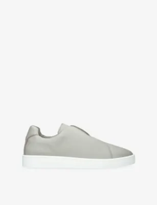 AURELIEN AUR3 Suede Trainers - EUR 44 / 10 UK MEN in GREY – Mens | Trainers | Lace up trainers