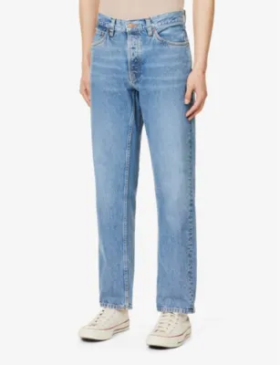 NUDIE JEANS Rad Rufus regular-fit straight-leg jeans - 31/32 in Indigo Blues, additional product view 3