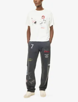 DUKE & DEXTER Mc Smoke Graphic-Print Cotton T-Shirt detail 2
