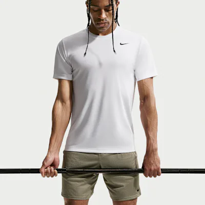 Nike Men's Dri-FIT Training T-Shirt - White/Black in White/Black – Nike men's and unisex