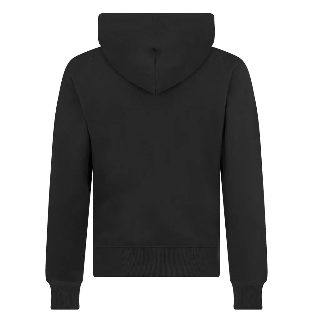 Versace Jeans Couture Foil Stamp Zip Hoodie in Black G89, additional product view 2