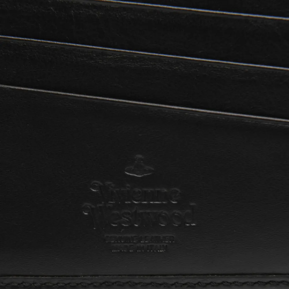 Vivienne Westwood Men's Embossed Leather Saturn Orb Wallet detail 3