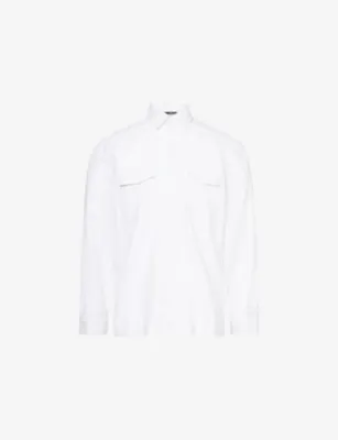 7 FOR ALL MANKIND Utility Cotton and Linen-Blend Shirt