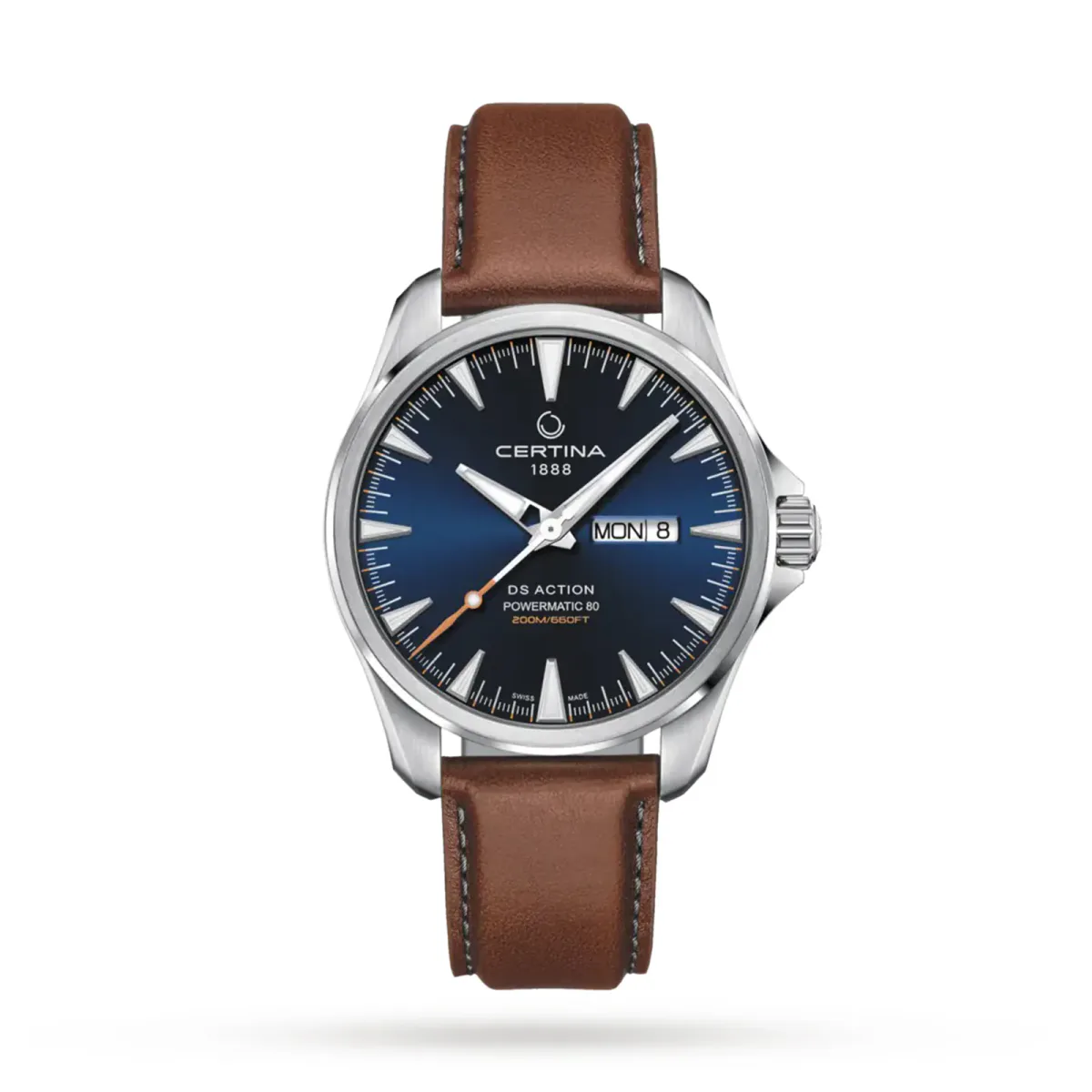 Certina DS Action Day-Date Powermatic 80 41mm Mens Watch