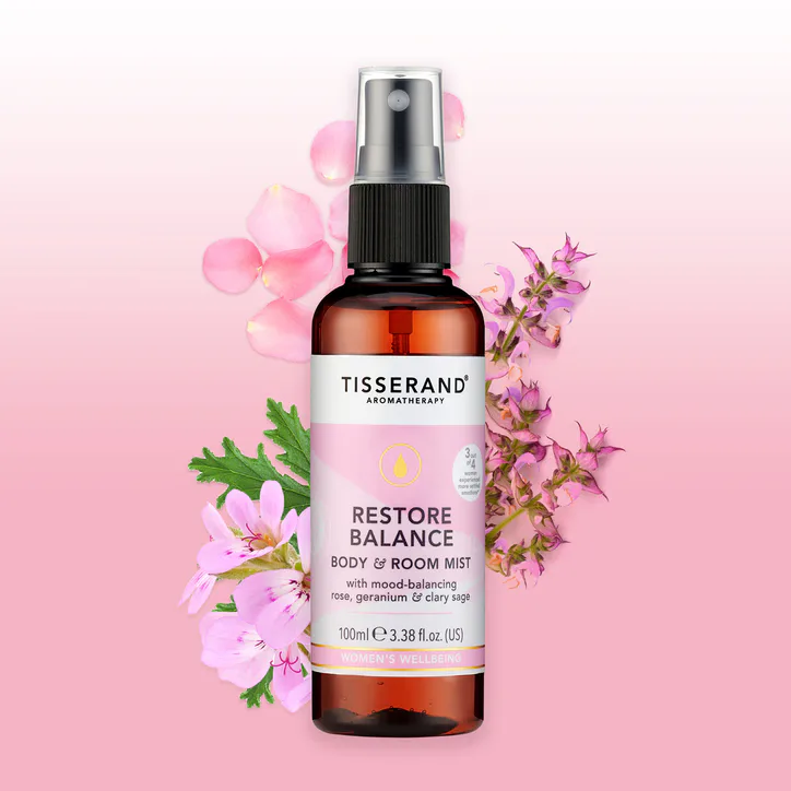 Tisserand Restore Balance Body & Room Mist 100ml, additional product view 2