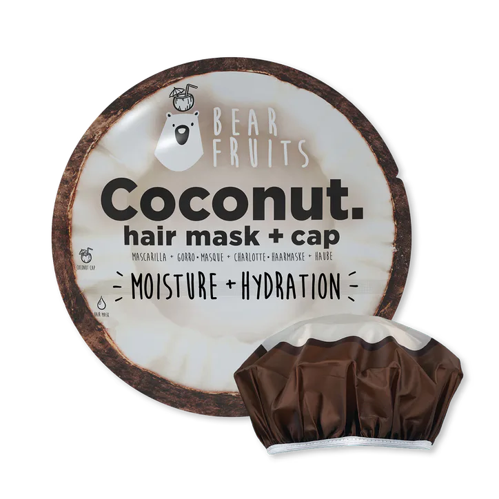 Bear Fruits Coconut Moisture Hydration Hair Mask & Hair Cap