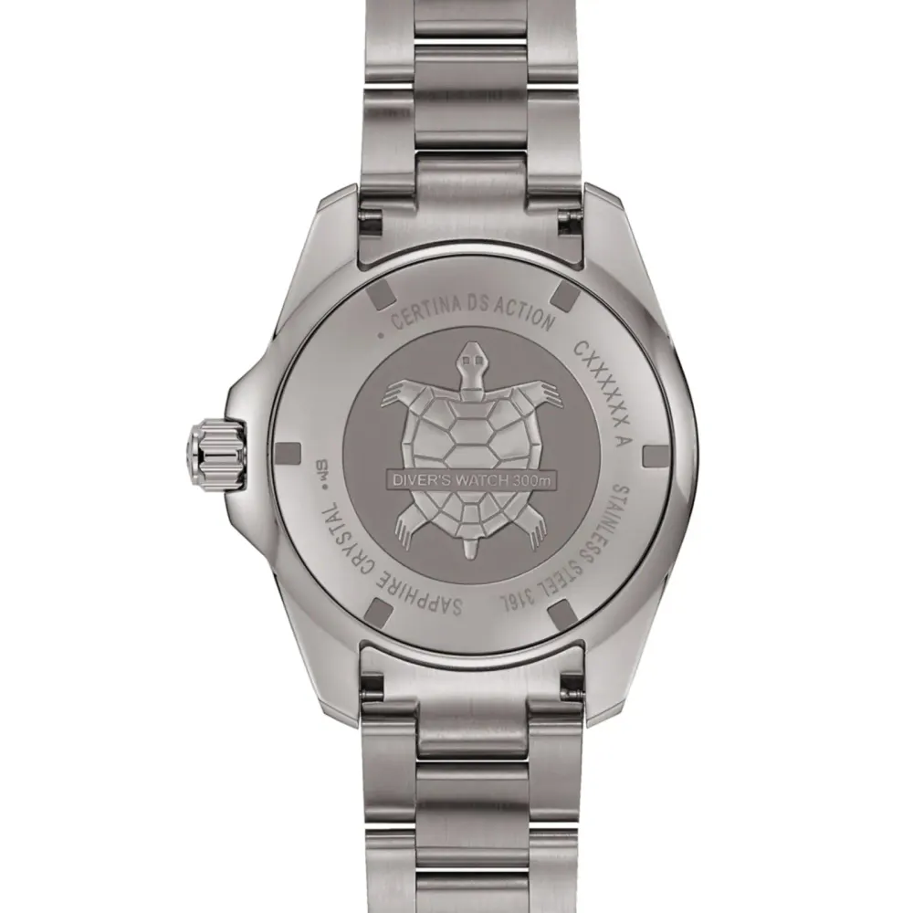 Certina Aqua DS Action Diver Black Dial 43mm Mens Watch in Black, additional product view 2