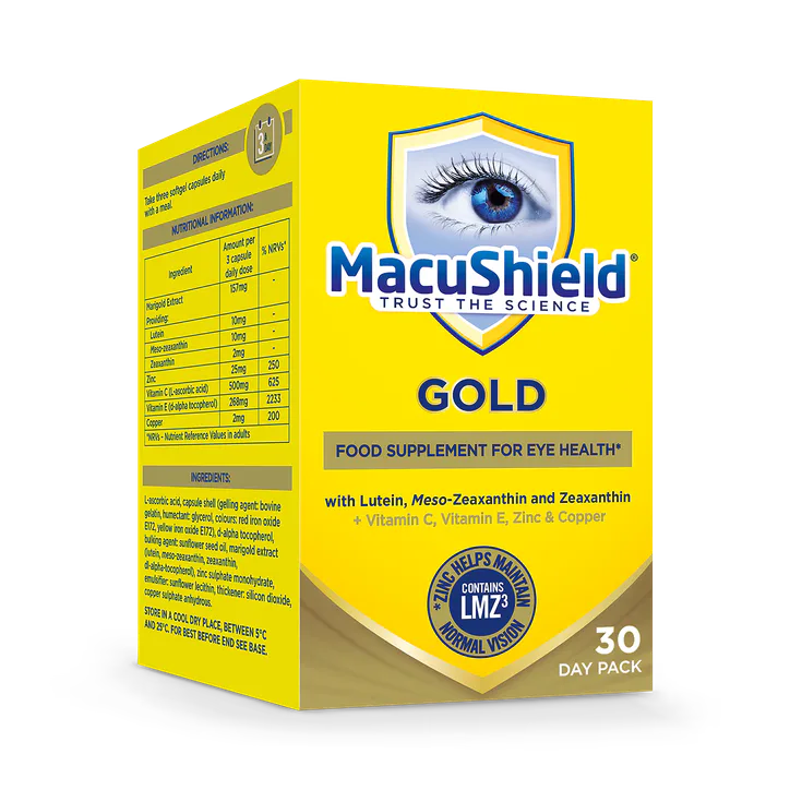 MacuShield Gold Formula 90 Capsules - 1 month Supply
