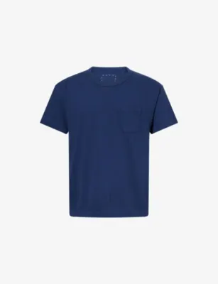 VISVIM Ultimate Jumbo II Cotton-Jersey T-Shirt - BLACK in NAVY – Mens | Tops & t-shirts | T-Shirts | Plain T-Shirts