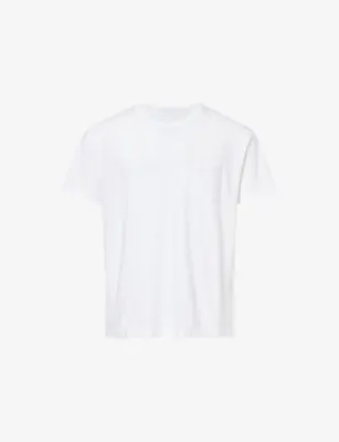 VISVIM Ultimate Jumbo II Cotton-Jersey T-Shirt - BLACK in WHITE – Mens | Tops & t-shirts | T-Shirts | Plain T-Shirts