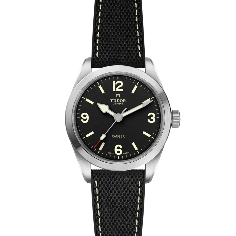 Tudor Ranger 39mm , Steel Case, Black Dial detail 2