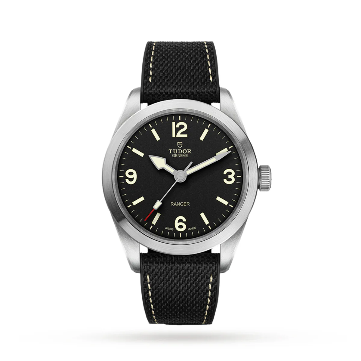Tudor Ranger 39mm , Steel Case, Black Dial