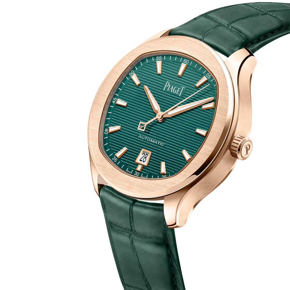 Piaget Polo Date 42mm Mens Watch in Green, additional product view 2