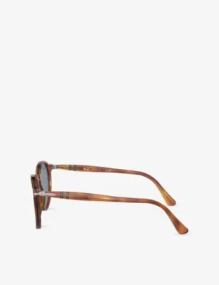 PERSOL PO3285S Round-Frame Acetate Sunglasses detail 2