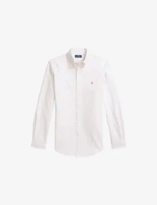POLO RALPH LAUREN Custom-Fit Striped Cotton Oxford Shirt
