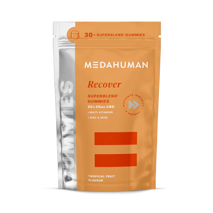 Medahuman Recover Superblend CBD Fruit Flavour 25mg 30 Gummies